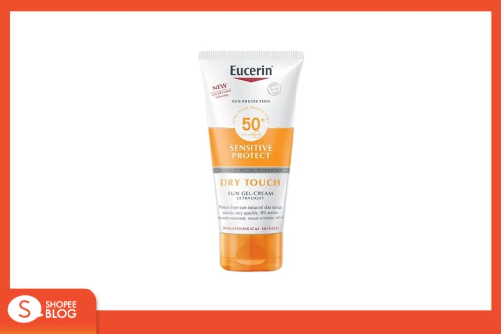 ครีมกันแดดทาหน้า ยี่ห้อไหนดี Eucerin Sun Dry Touch Oil Control Face