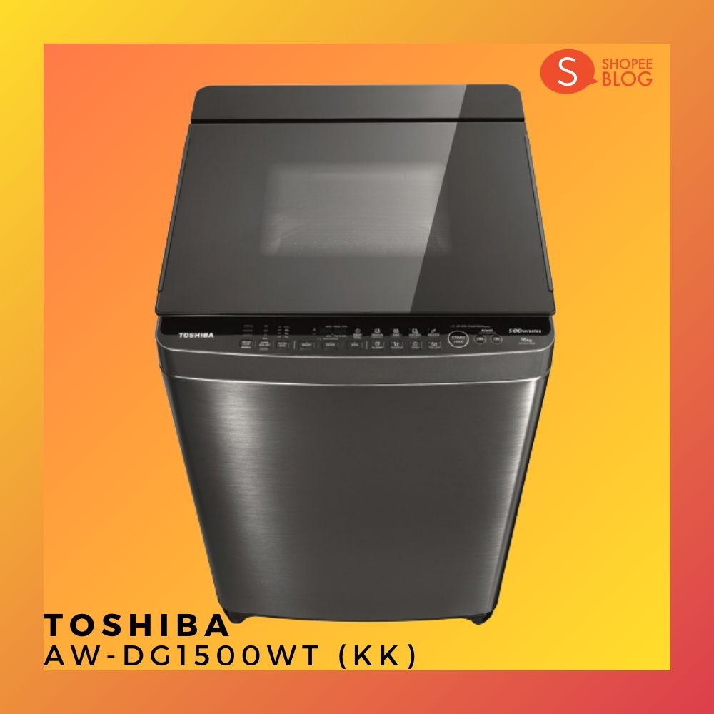 เครื่องซักผ้า TOSHIBA รุ่น AW-DG1500WT (KK)