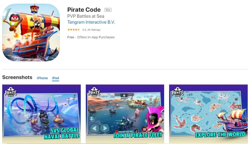 เกม Pirate Code - PVP Battles at Sea