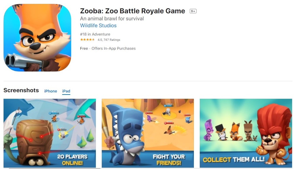 เกมออนไลน์มือถือ-zooba