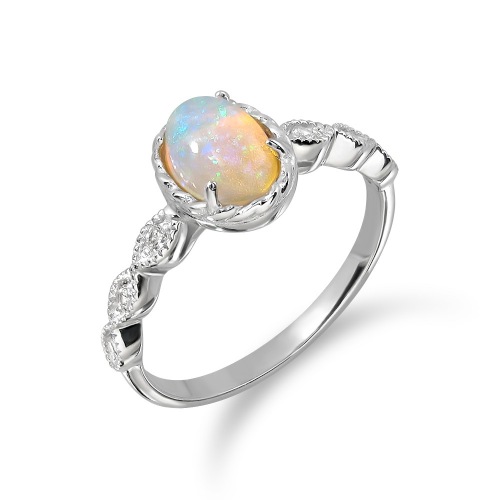 Mizuchol แหวนพลอย Opal 1