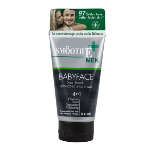 SMOOTH E for MEN BABYFACE Deep Smooth NON-IONIC (NIS) Foam