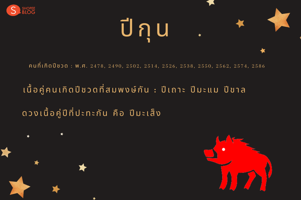 เนื้อคู่ของคนเกิดปีกุน