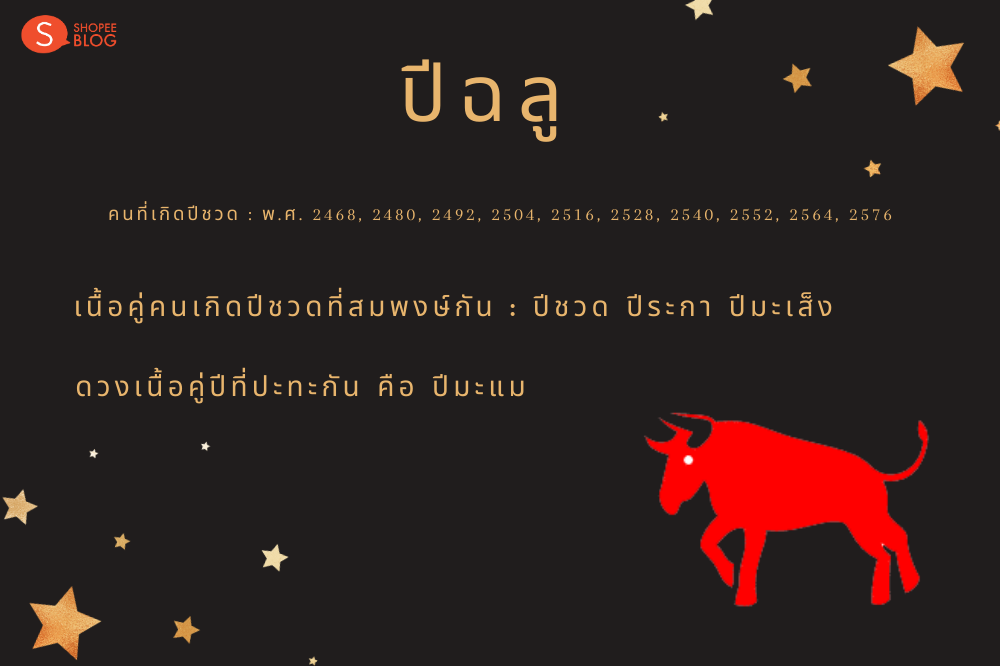 เนื้อคู่คนเกิดปีฉลู