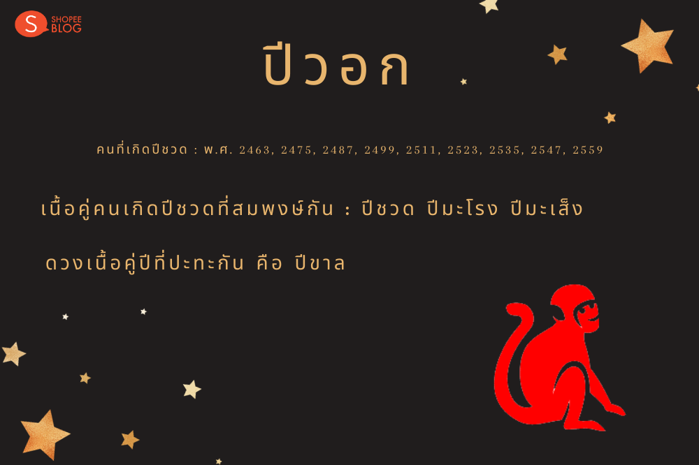 เนื้อคู่คนเกิดปีวอก