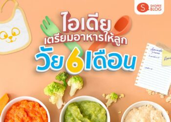 Shopee blog เตรียมอาหารให้ลูก 6 เดือน