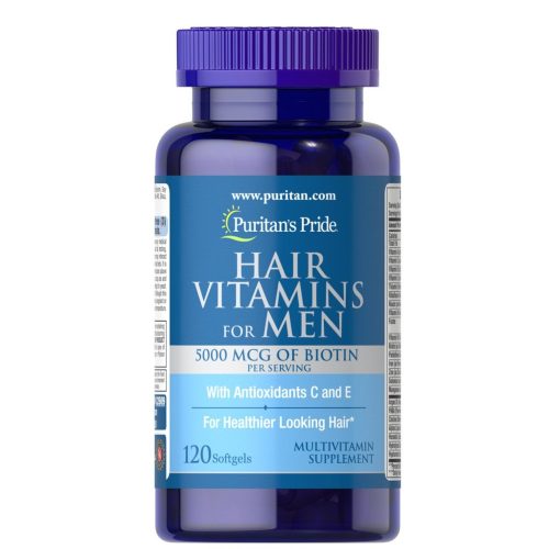  วิตามินบำรุงผม_Puritan's Pride Men's Hair Vitamins 