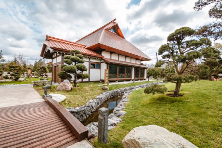 แบบบ้านสวน บ้านไม้แบบญี่ปุ่นดั้งเดิม