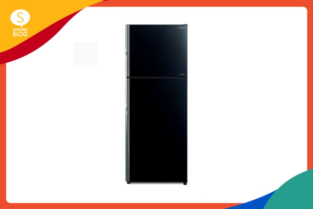 HITACHI ตู้เย็น 2 ประตู R-VGX400PF-1-GBK 15.0Q