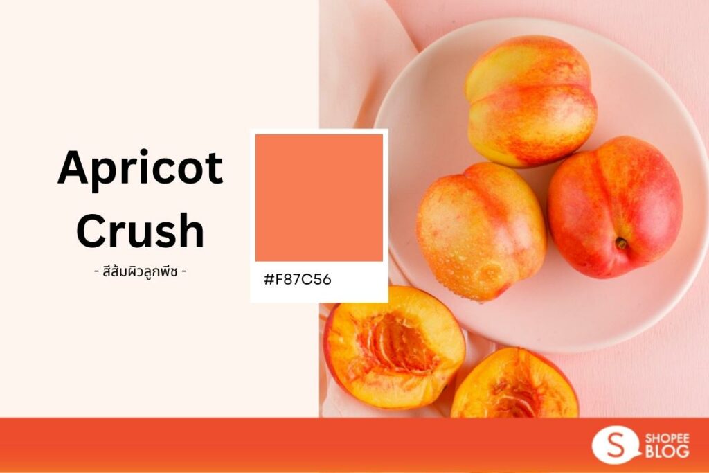 สี Apricot Crush