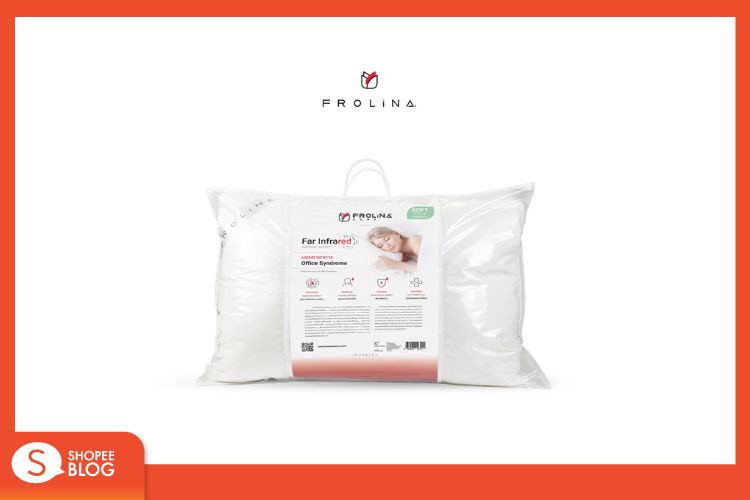 หมอนสุขภาพ ยี่ห้อไหนดี Frolina Far Infrared Wellness Solution Pillow