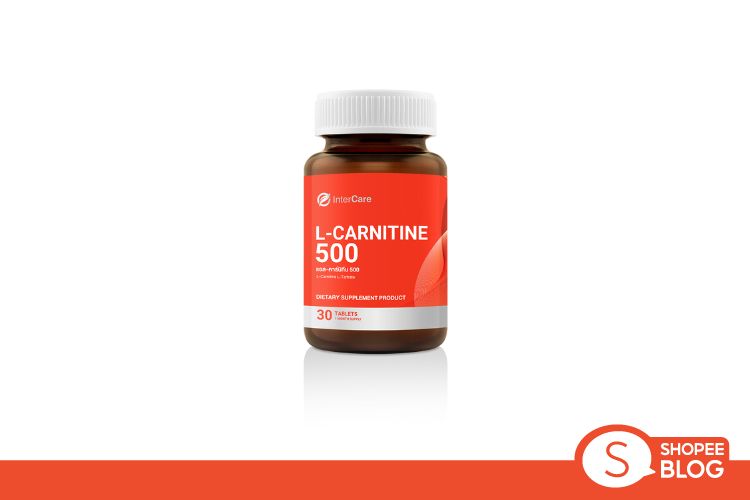 อาหารเสริมกระตุ้นระบบเผาผลาญ InterCare - L-carnitine 500+
