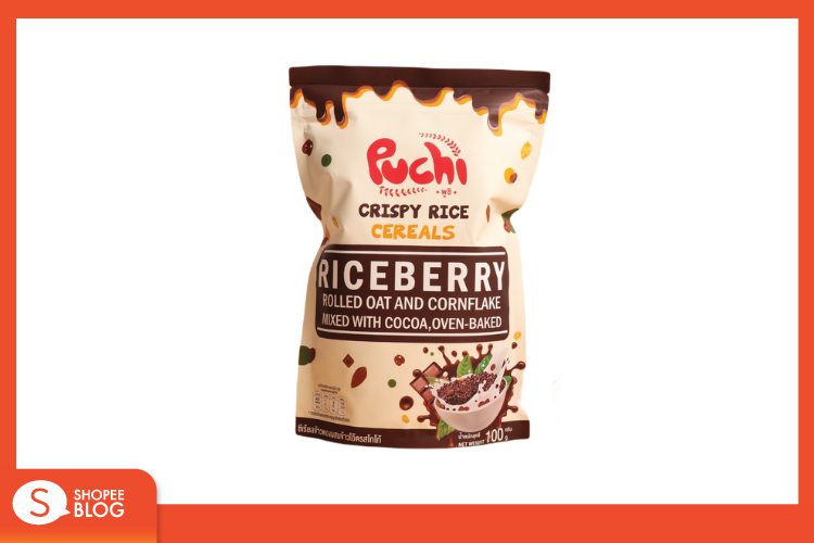 Puchi Crispy Rice Cereal Cocoa Flavor