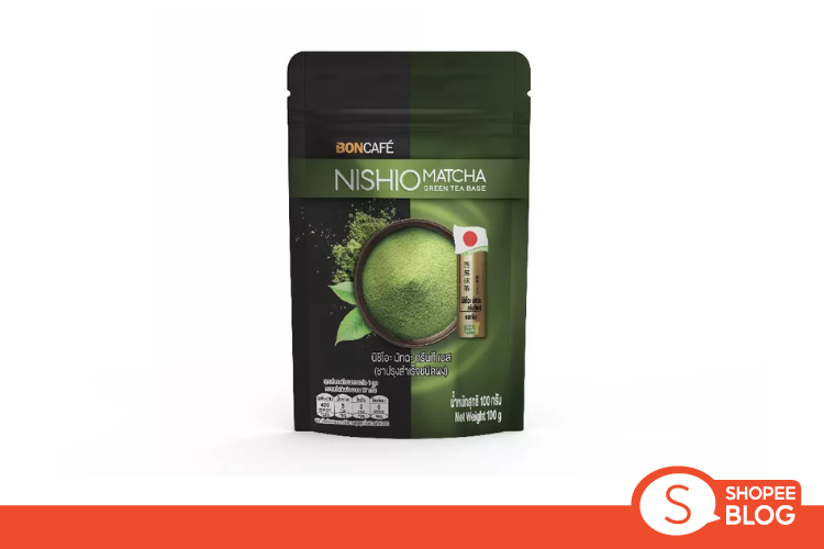 Shopee Blog-ชาเขียวมัทฉะ ยี่ห้อไหนดี-Bon Cafe Nishio Matcha Green Tea Base