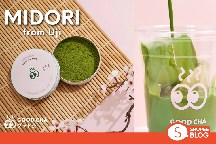 Shopee Blog-ชาเขียวมัทฉะ ยี่ห้อไหนดี- Good Cha MIDORI 100% premium matcha