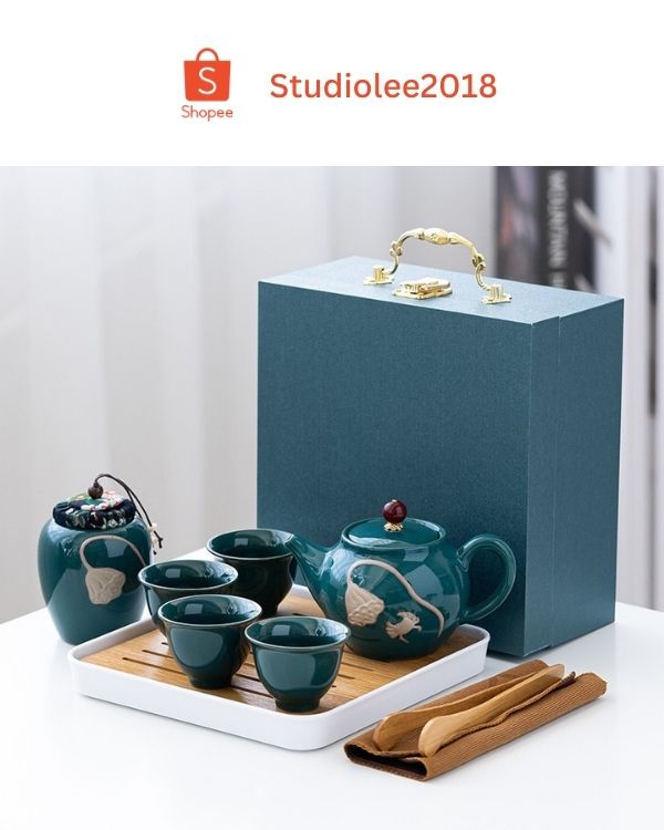 ของขวัญ ของรับไหว้ ของงานแต่ง ชุดชงชา เซรามิค Studiolee2018