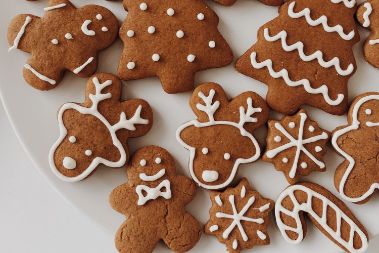 เมนู อาหารวันคริสต์มาส คุ้กกี้ขนมปังขิง gingerbread man
