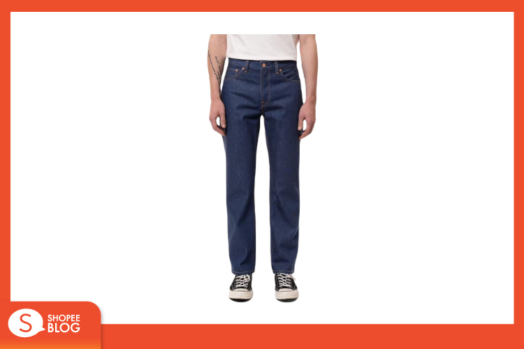 3.Shopee Blog Nudie Jeans กางเกงยีนส์ทรงกระบอก