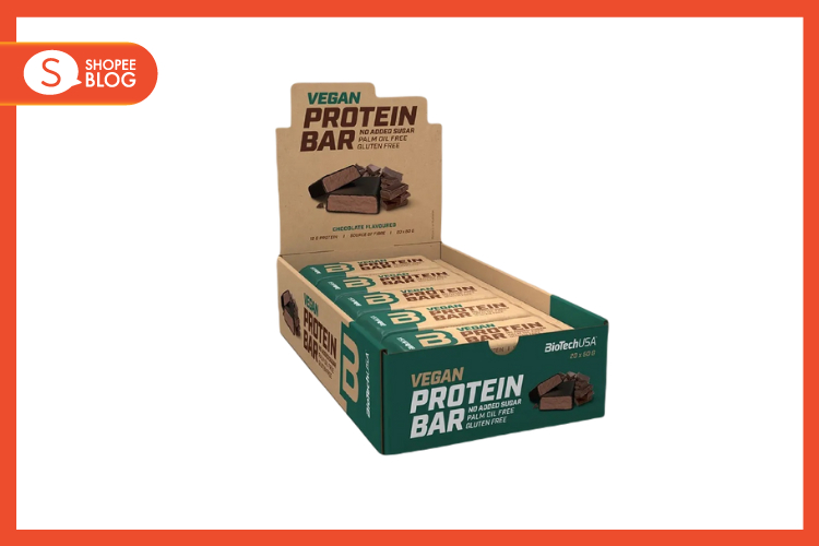 7.Shopee Blog BioTechUSA Vegan Protein Bar Chocolate