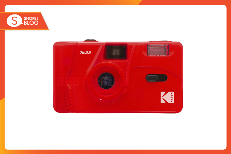 กล้องฟิล์ม Kodak M35 สีแดง