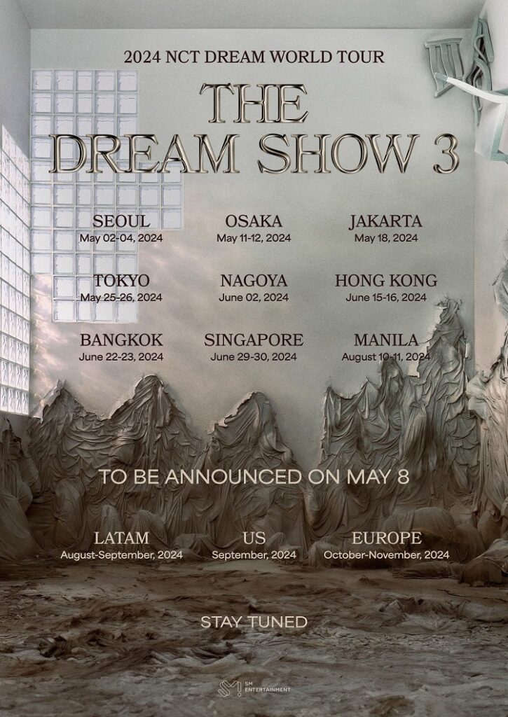 คอนเสิร์ต 2024 ในไทย 2024 NCT DREAM WORLD TOUR THE DREAM SHOW 3 in BANGKOK