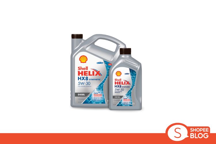 วิธีดูแลรถยนต์ หลังลุยน้ำ SHELL น้ำมันเครื่องดีเซล สังเคราะห์แท้ Helix HX8 5W-30 (678 ลิตร)