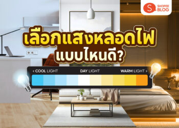 Shopee Blog-หลอดไฟแบบไหนดี-เหมาะกับห้อง