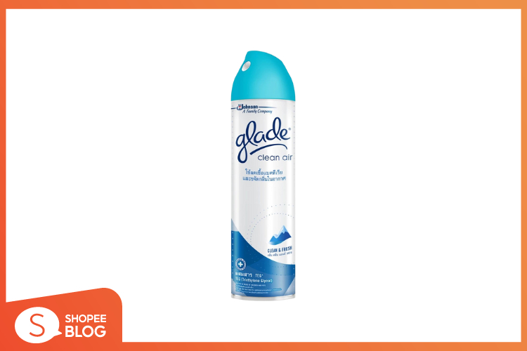 Shopee-Blog-กลิ่นอับในรถ-Glade-Clean-Air-Aerosol-Spray