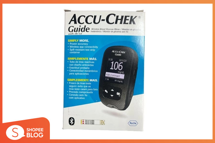 เครื่องวัดน้ำตาลในเลือด,accu check guide,shopee blog