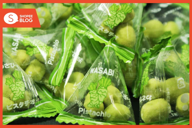 Shopee Blog-แนะนำ ขนมนำเข้า-Pistachio wasabi 