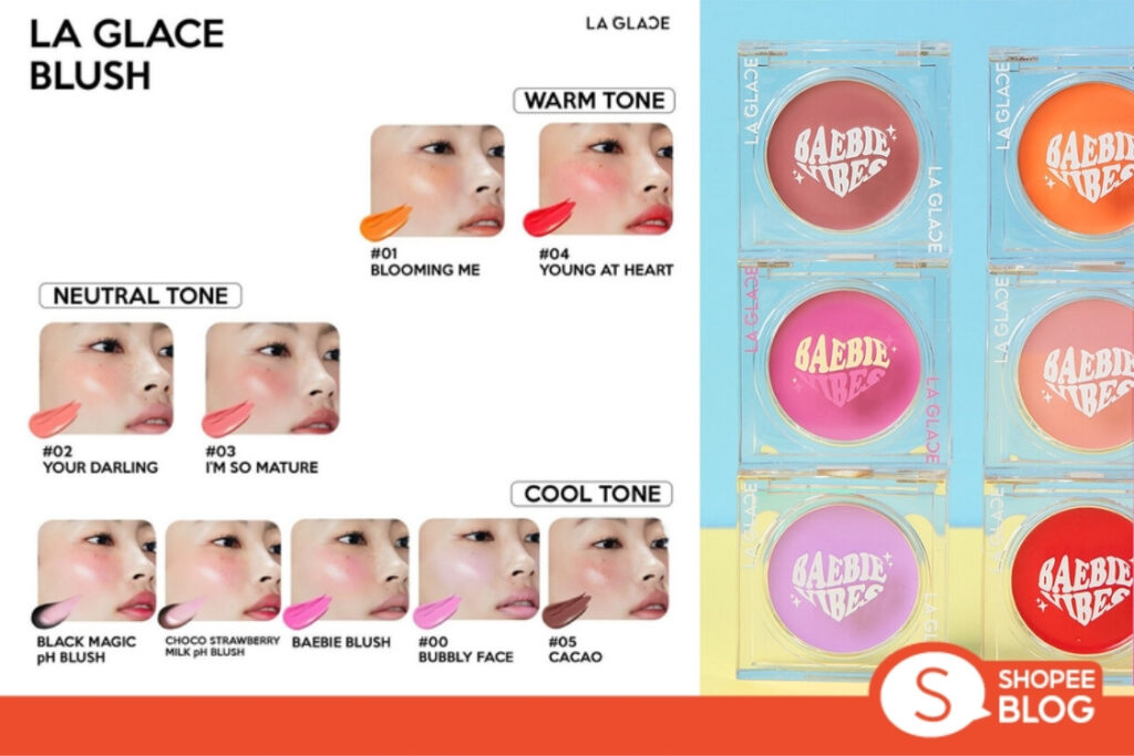 Shopee Blog-สินค้าฮิตโซเชียล-บลัชลากลาส La glace-บลัชดำลากลาส