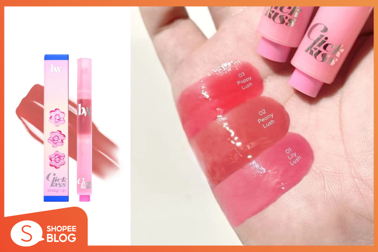 Shopee Blog-แนะนำลิปกด-ลิปกด  BEWILD Click Kiss Melting Lip