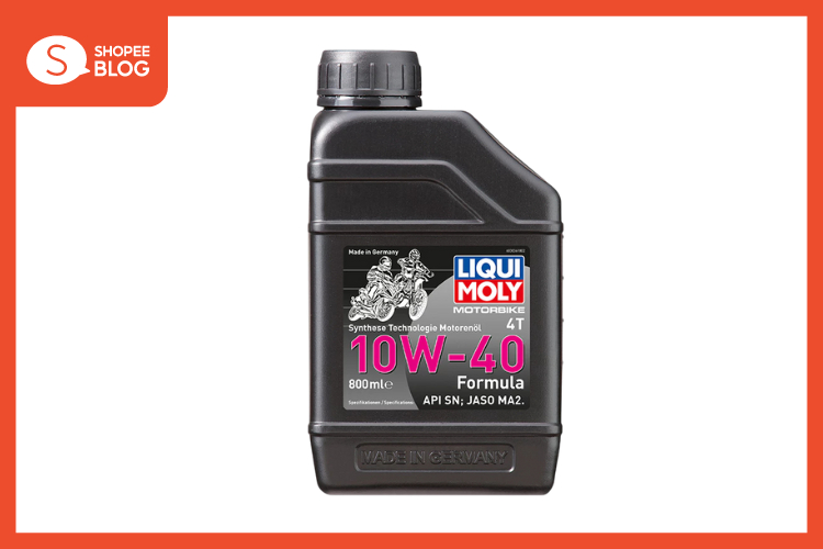 Shopee Blog-น้ำมันเครื่องมอเตอร์ไซค์ ซื้อที่ไหนดี-LIQUI MOLY Formula Synthetic 4T 10W-40